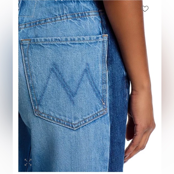 Mother Superior Denim - Women's Two-Tone Flare Jeans - Picture 4 of 7